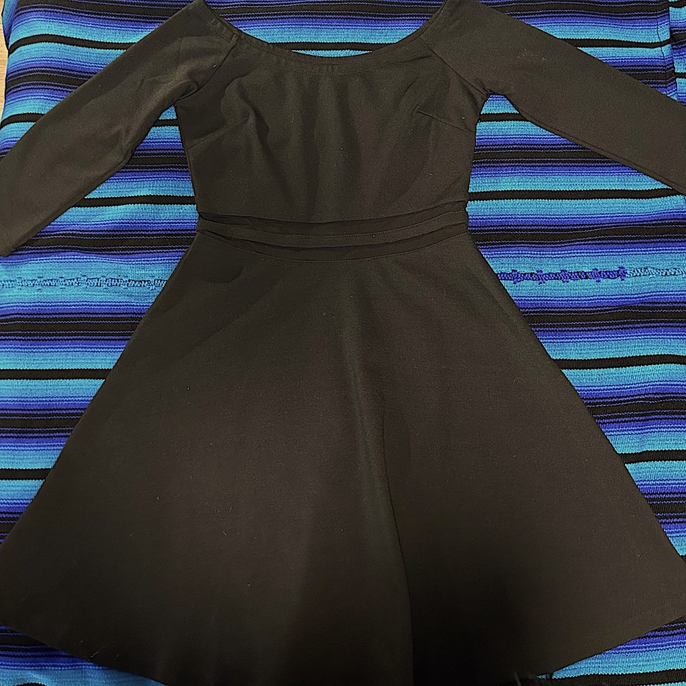 Black short dress, size small